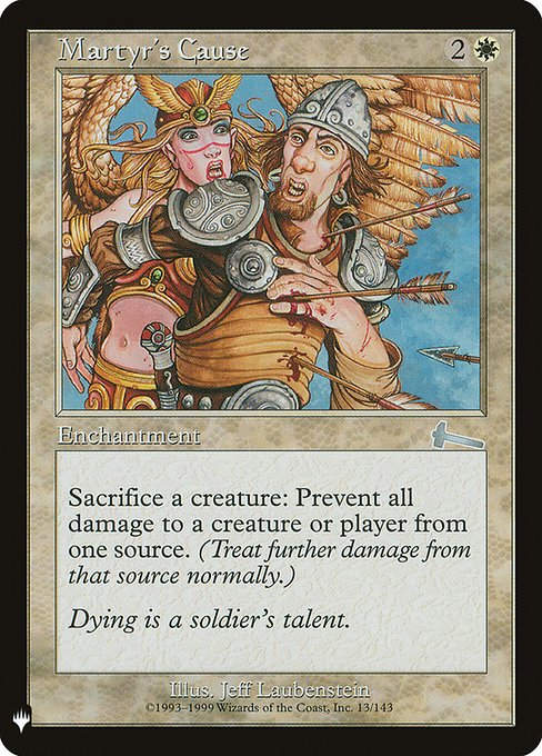 Martyr's Cause (PLST) (ULG-13)