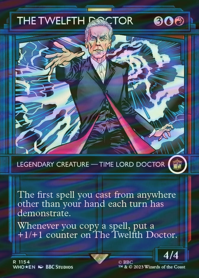 The Twelfth Doctor (WHO) (1154) / Borderless / Showcase / Surge Foil