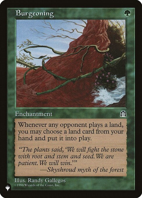 Burgeoning (PLST) (STH-102)