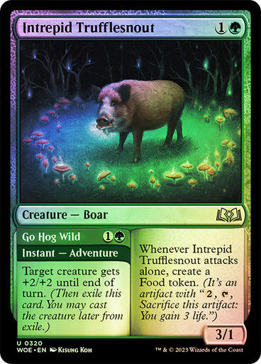 Intrepid Trufflesnout // Go Hog Wild (woe) / JumpStart / Foil