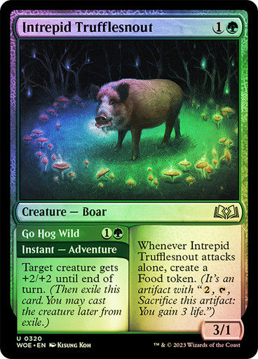 Intrepid Trufflesnout // Go Hog Wild (woe) / JumpStart / Foil