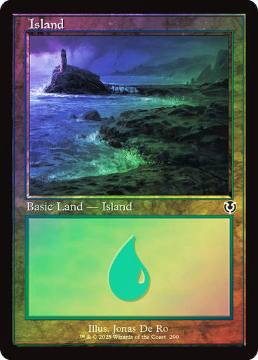 Island (INR) (290) / Foil Retro