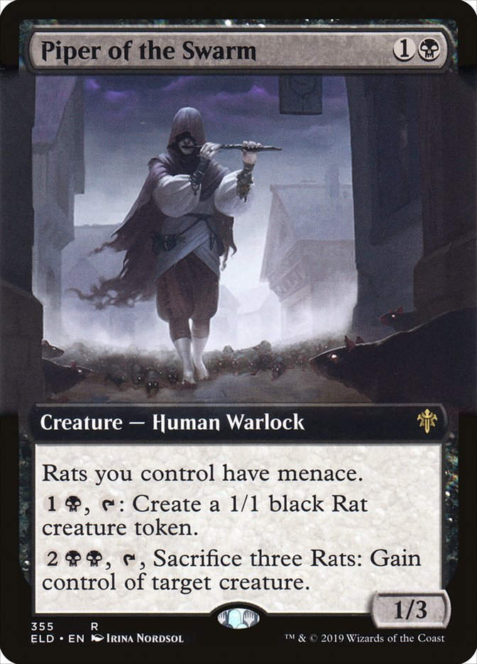 Piper of the Swarm (ELD) (355) / Extended Art