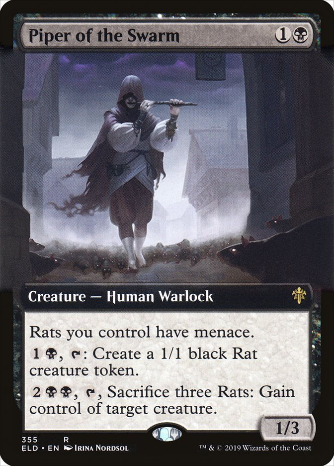 Piper of the Swarm (ELD) (355) / Extended Art