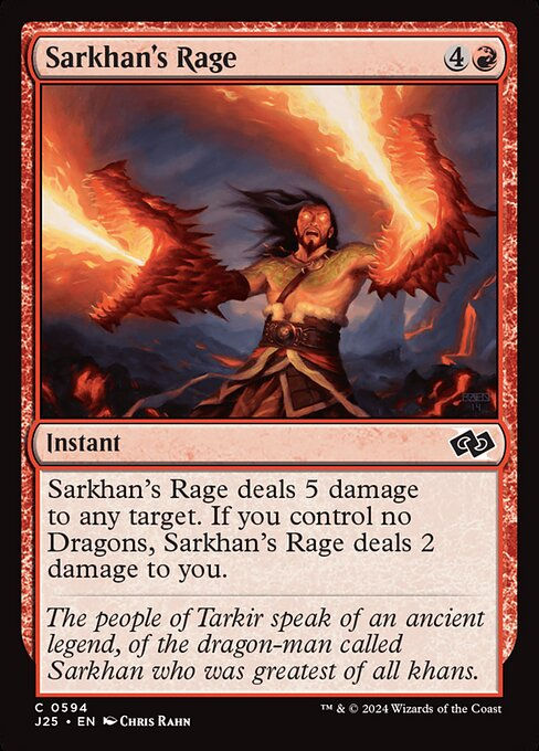 Sarkhan's Rage (J25) (594)