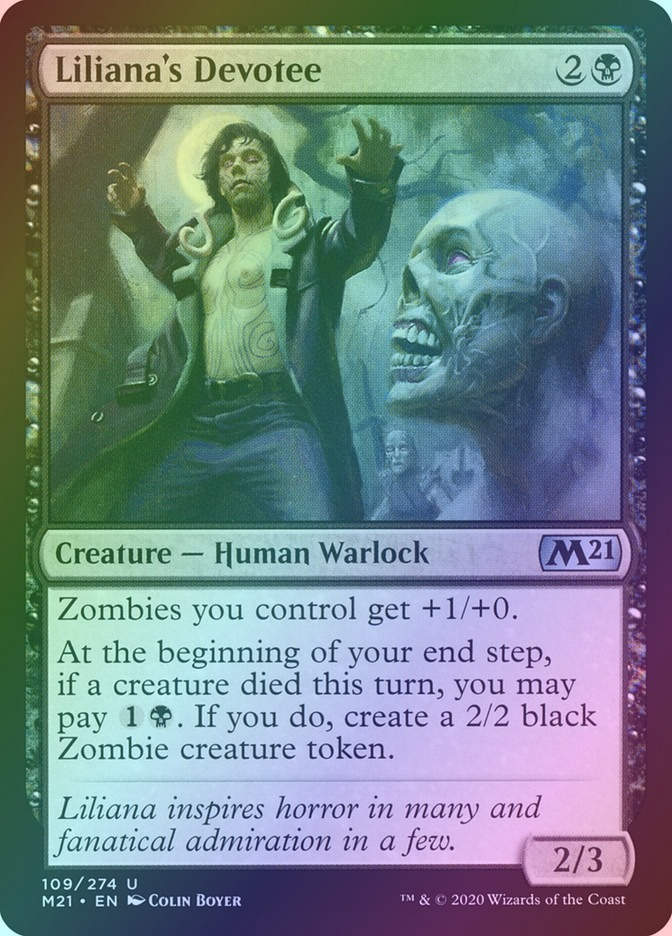 Liliana's Devotee (M21) (109) / Foil