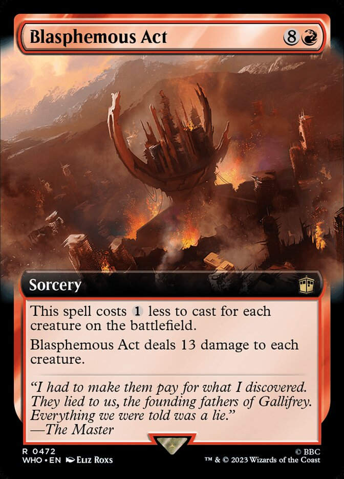 Blasphemous Act (WHO) (472) / Extended Art