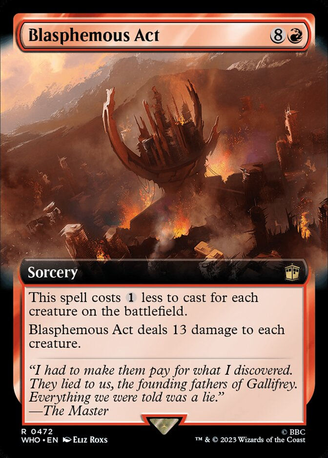 Blasphemous Act (WHO) (472) / Extended Art