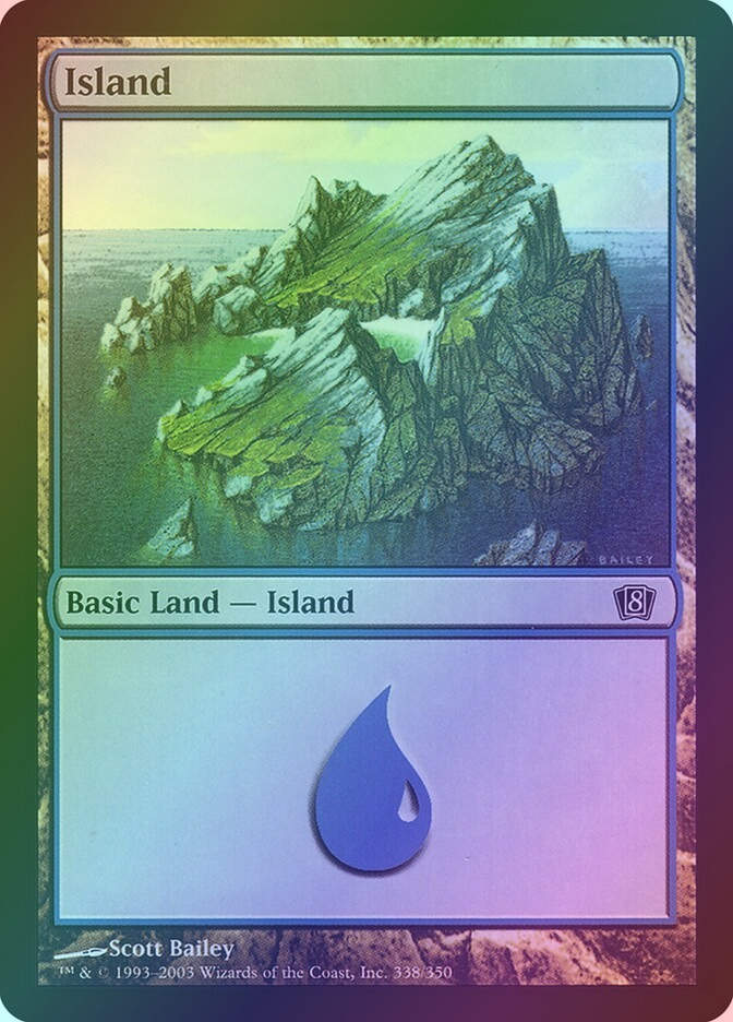 Island (8ED) (338★) / Foil