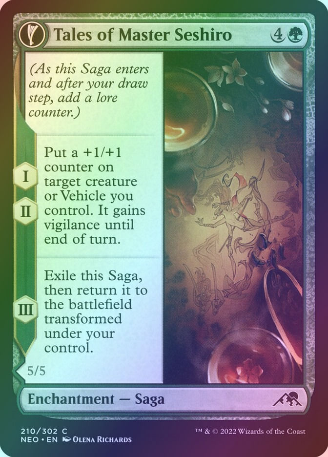 Tales of Master Seshiro // Seshiro's Living Legacy (NEO) (210) / Foil — cara 1 de 2