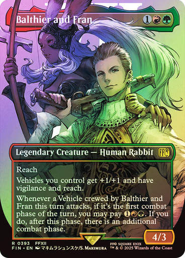 Balthier and Fran (FIN) (393) / Borderless / Foil