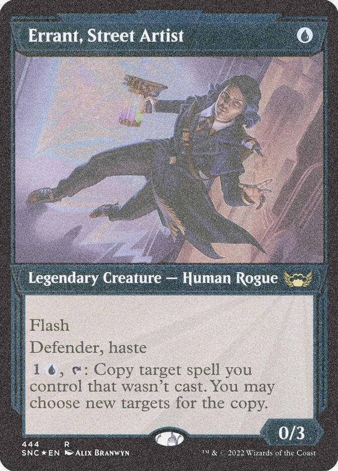 Errant, Street Artist (SNC) (444) / Showcase / Foil Etched