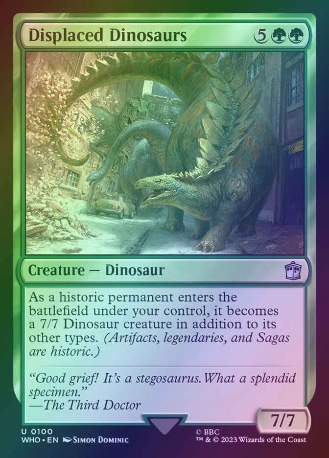 Displaced Dinosaurs (WHO) (100) / Foil