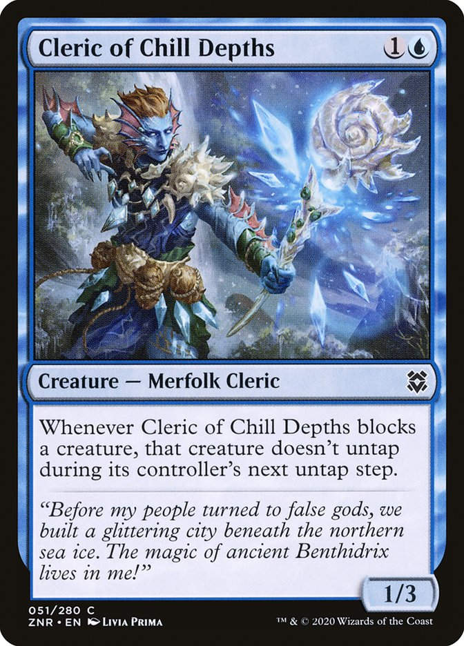 Cleric of Chill Depths (ZNR) (51)