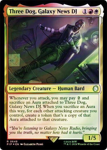 Three Dog, Galaxy News DJ (pip) (648) / Surge Foil