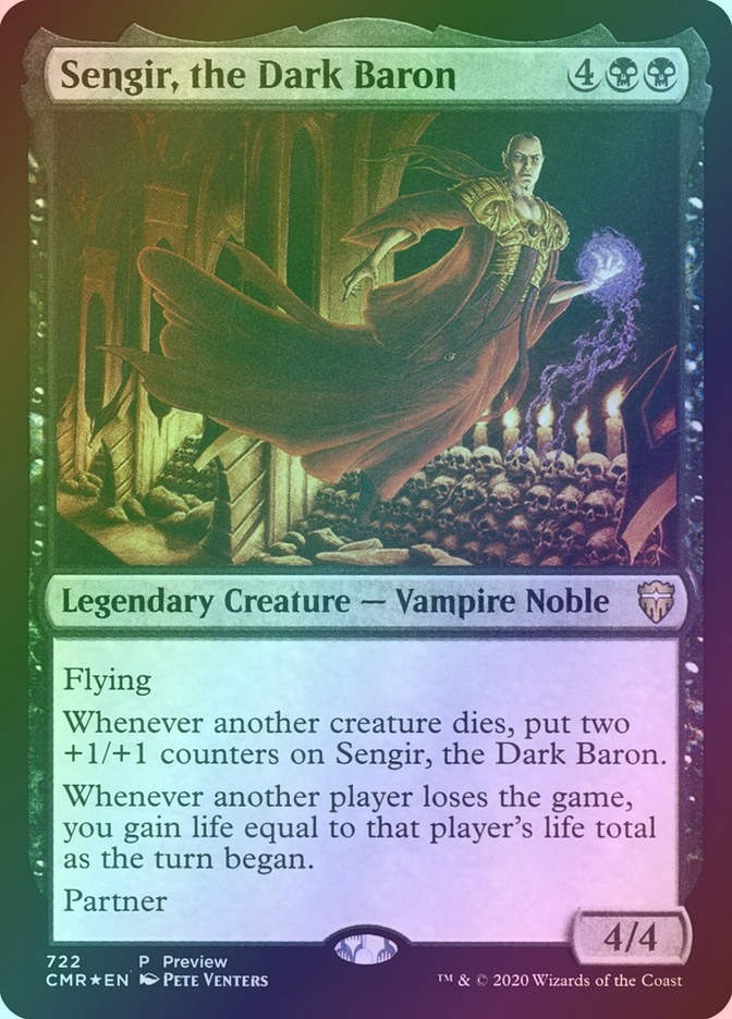 Sengir, the Dark Baron (CMR) (722) / Foil