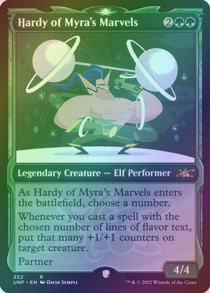 Hardy of Myra's Marvels (UNF) (252) / Showcase / Foil