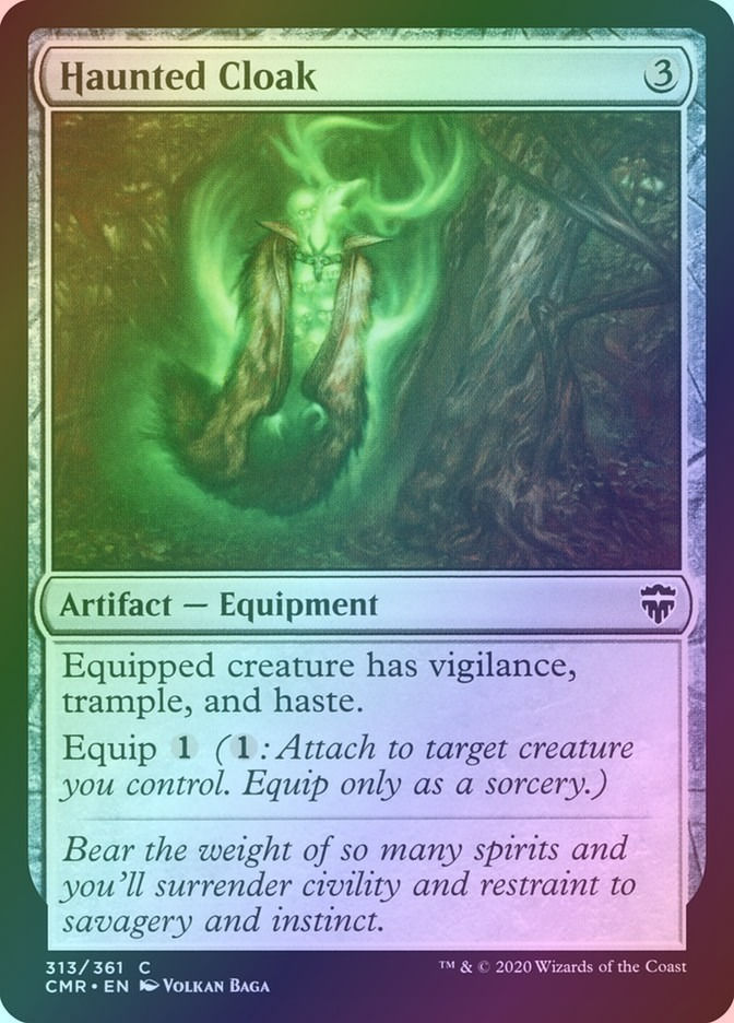 Haunted Cloak (CMR) (313) / Foil