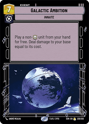 Galactic Ambition (SOR_#235/252)