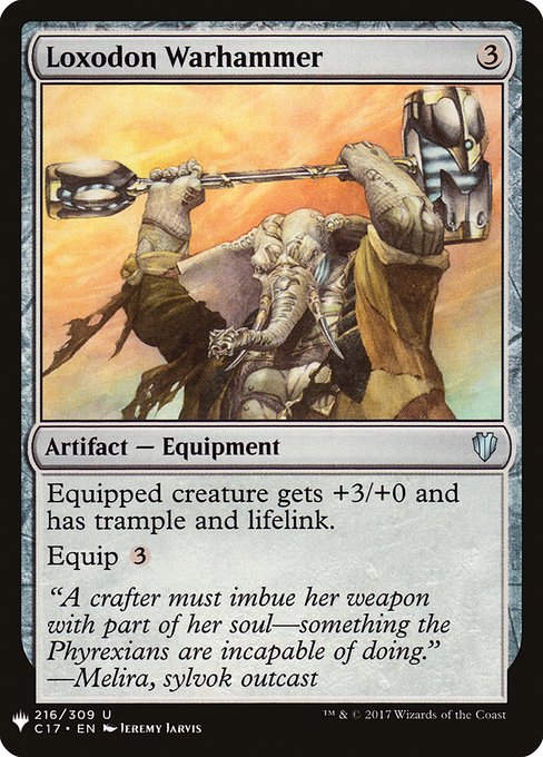 Loxodon Warhammer (PLST) (C17-216)