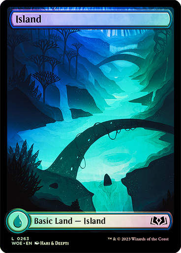 Island (woe) / Full Art / Foil