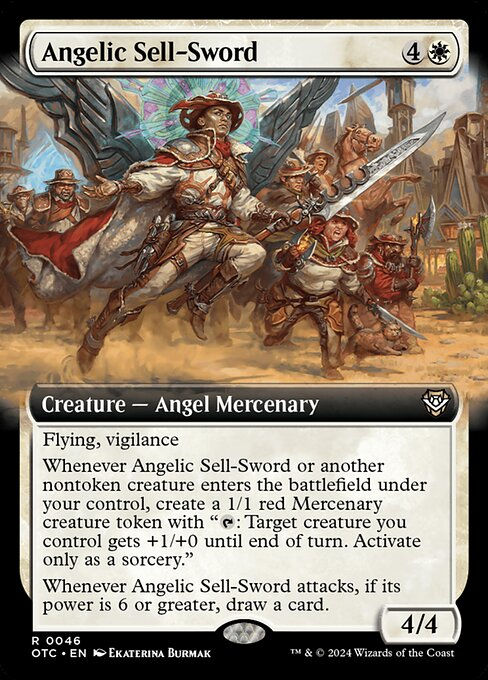 Angelic Sell-Sword (otc) (46) / Extended Art