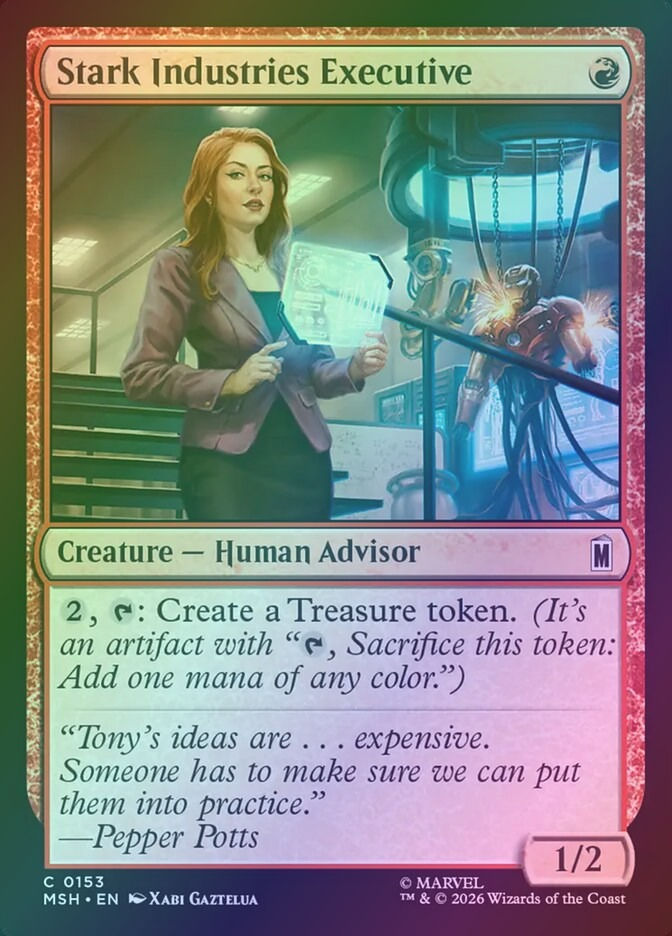 Stark Industries Executive (MSH) (153) / Foil
