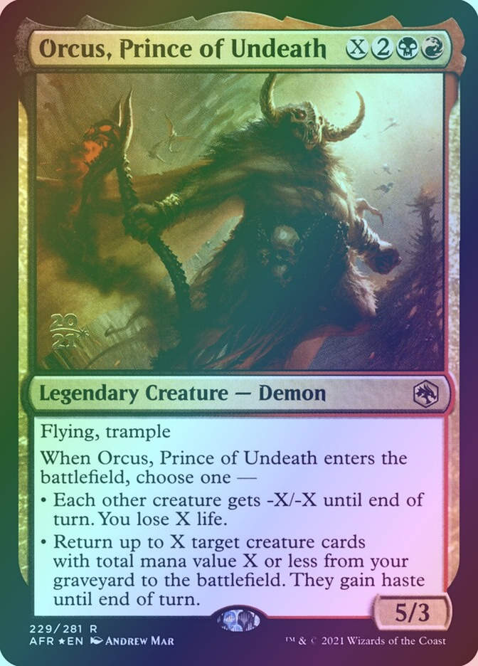 Orcus, Prince of Undeath (PAFR) (229s) / Foil