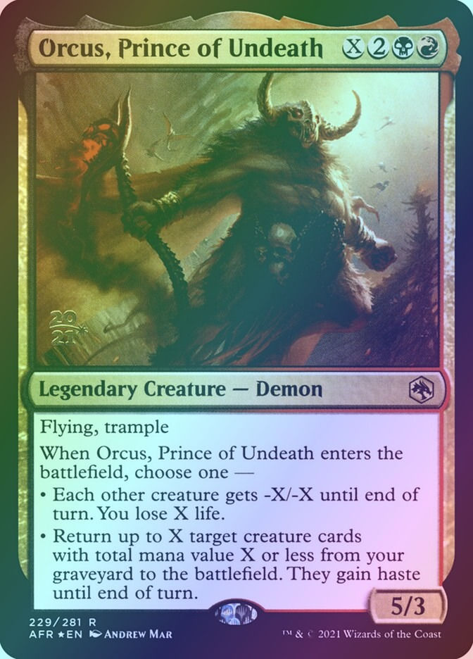 Orcus, Prince of Undeath (PAFR) (229s) / Foil