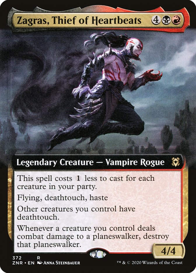 Zagras, Thief of Heartbeats (ZNR) (372) / Extended Art