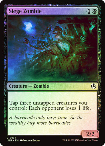 Siege Zombie (INR) (131) / Foil