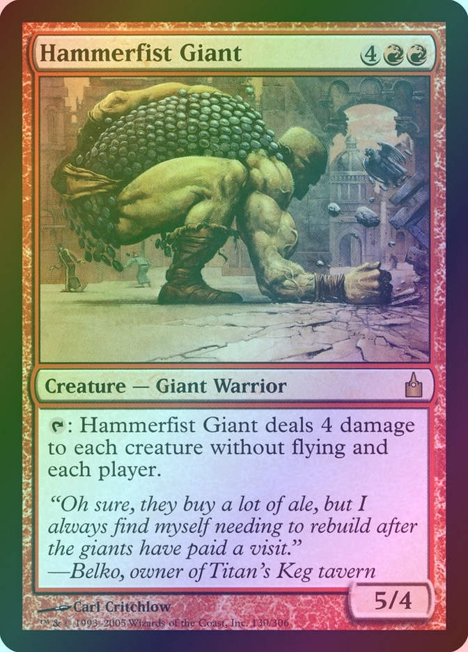 Hammerfist Giant (RAV) (130) / Foil