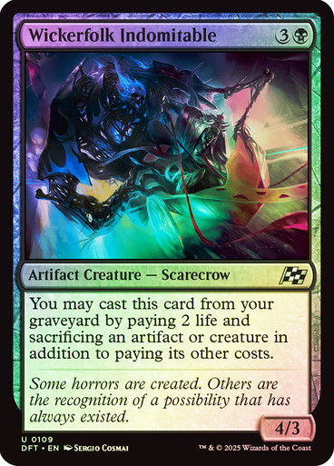 Wickerfolk Indomitable (DFT) (109) / Foil