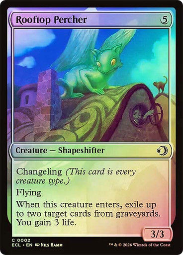 Rooftop Percher (ECL) (2) / Foil