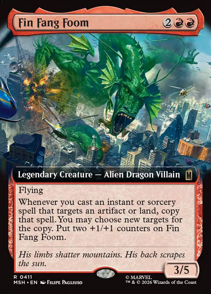 Fin Fang Foom (MSH) (411) / Extended Art