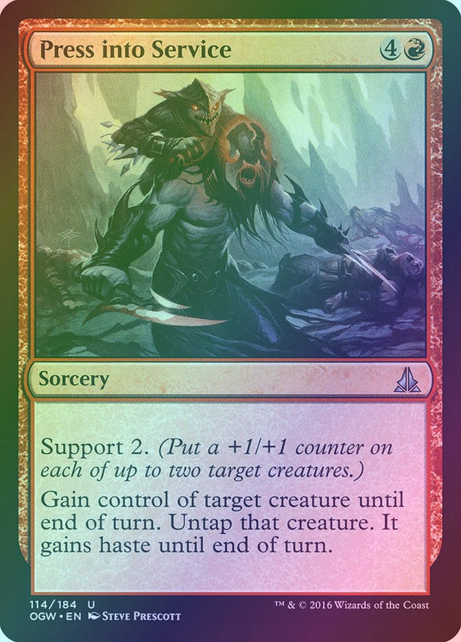 Press into Service (OGW) (114) / Foil