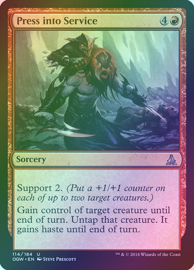 Press into Service (OGW) (114) / Foil