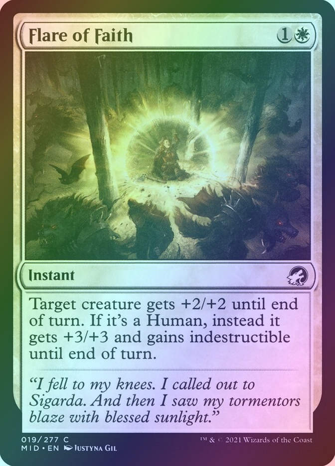 Flare of Faith (MID) (19) / Foil