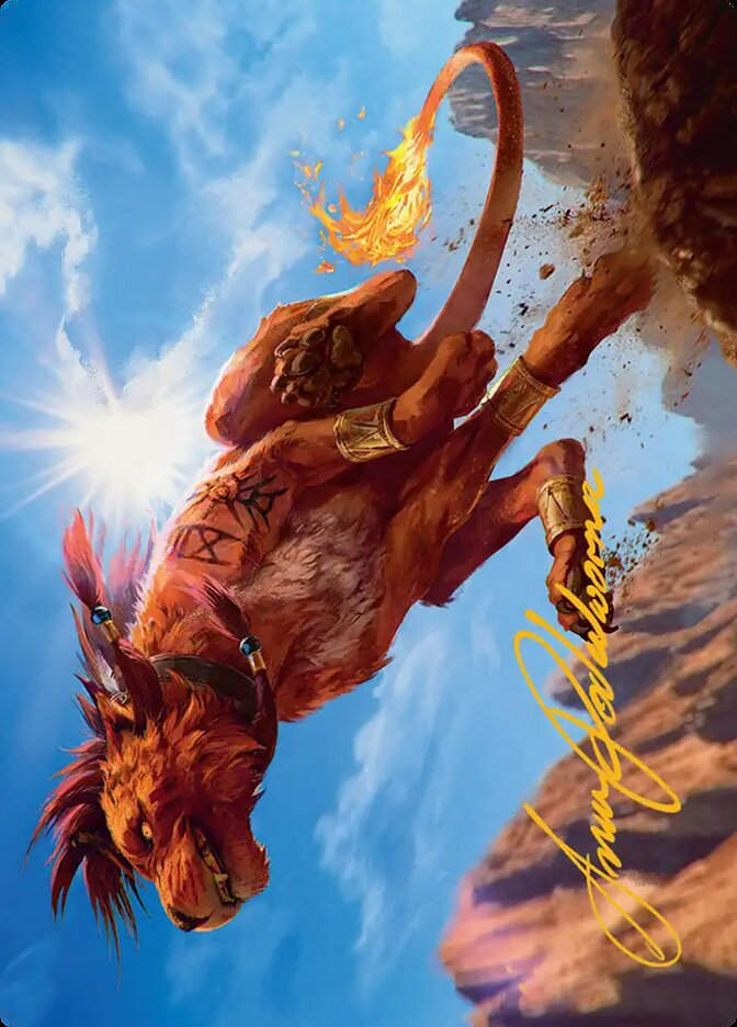 Red XIII, Proud Warrior // Red XIII, Proud Warrior (AFIN) (30) /  Firmada