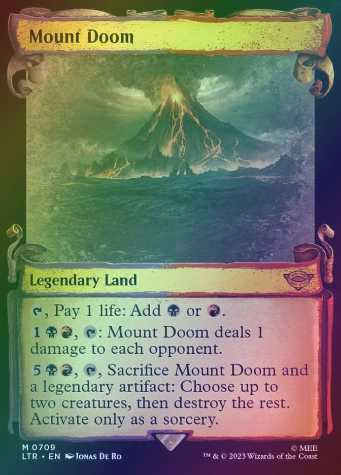Mount Doom (LTR) (709) / Showcase / Foil
