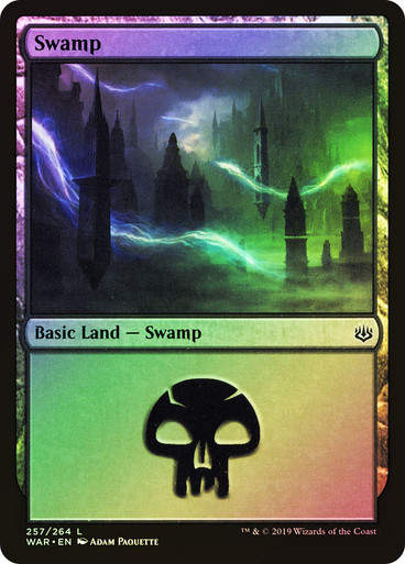 Swamp (WAR) (257) / Foil