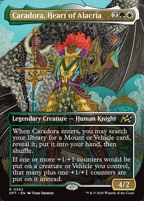 Caradora, Heart of Alacria (DFT) (362) / Borderless