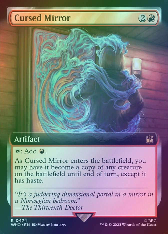 Cursed Mirror (WHO) (474) / Extended Art / Foil