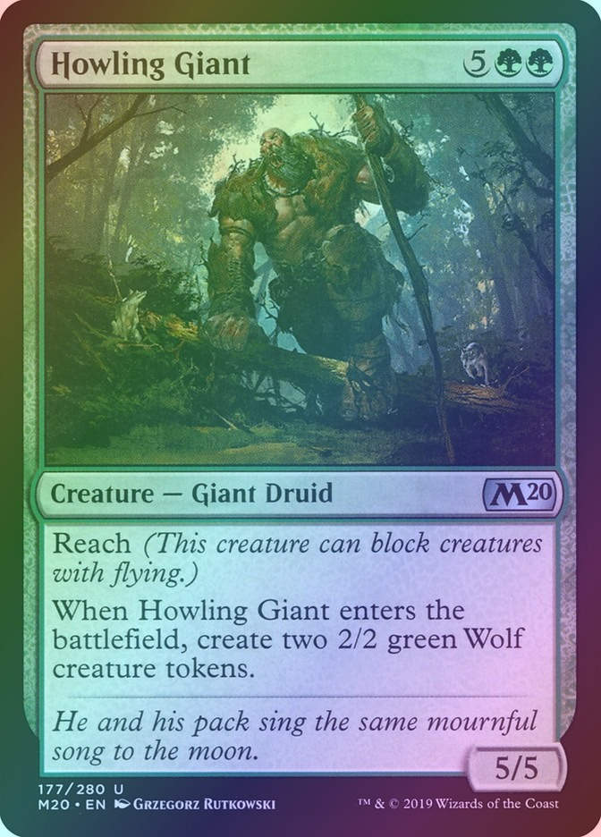Howling Giant (M20) (177) / Foil