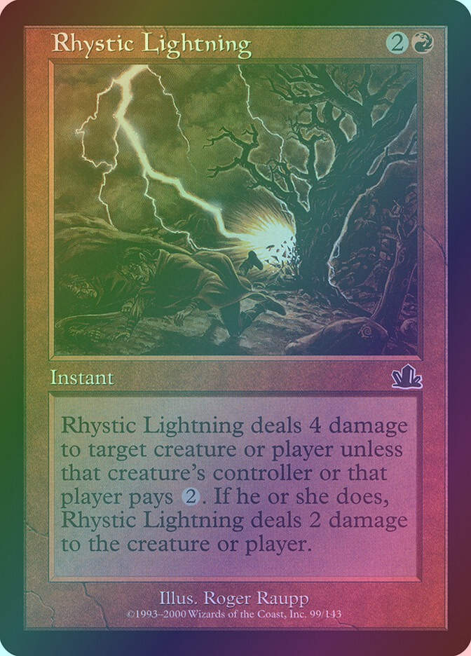 Rhystic Lightning (PCY) (99) / Foil