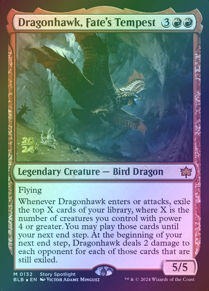 Dragonhawk, Fate's Tempest (PBLB) (132s) / Foil