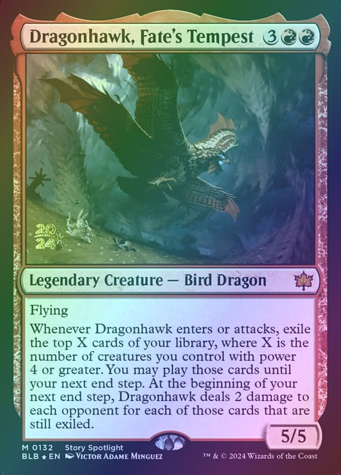 Dragonhawk, Fate's Tempest (PBLB) (132s) / Foil