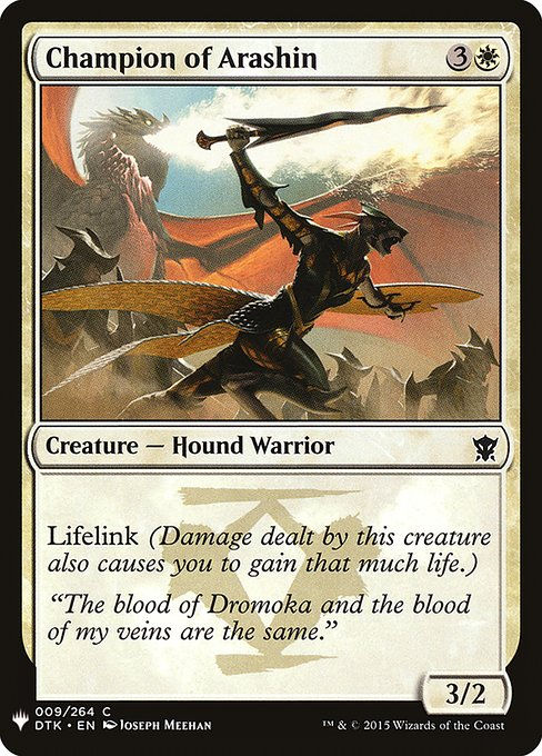 Champion of Arashin (PLST) (DTK-9)