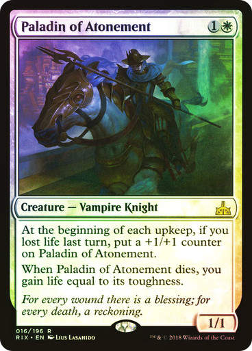 Paladin of Atonement (RIX) (16) / Foil