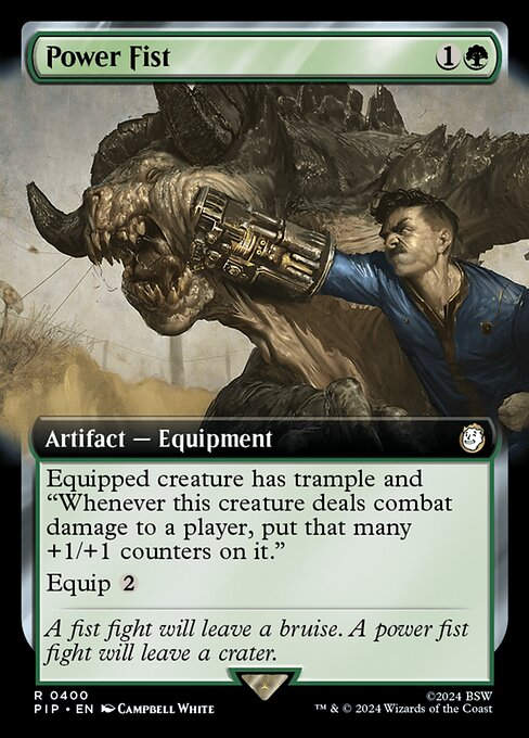 Power Fist (pip) (400) / Extended Art